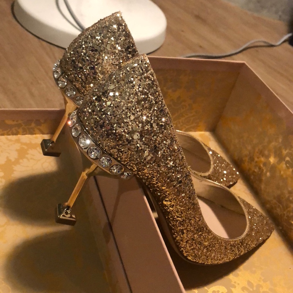 ❌SOLD❌MIU MIU Glitter Pump - Picture 1 of 8